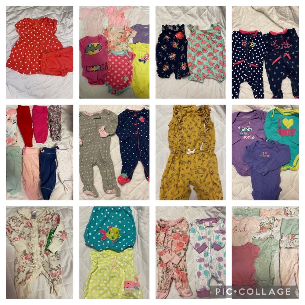 Newborn baby girl bundle